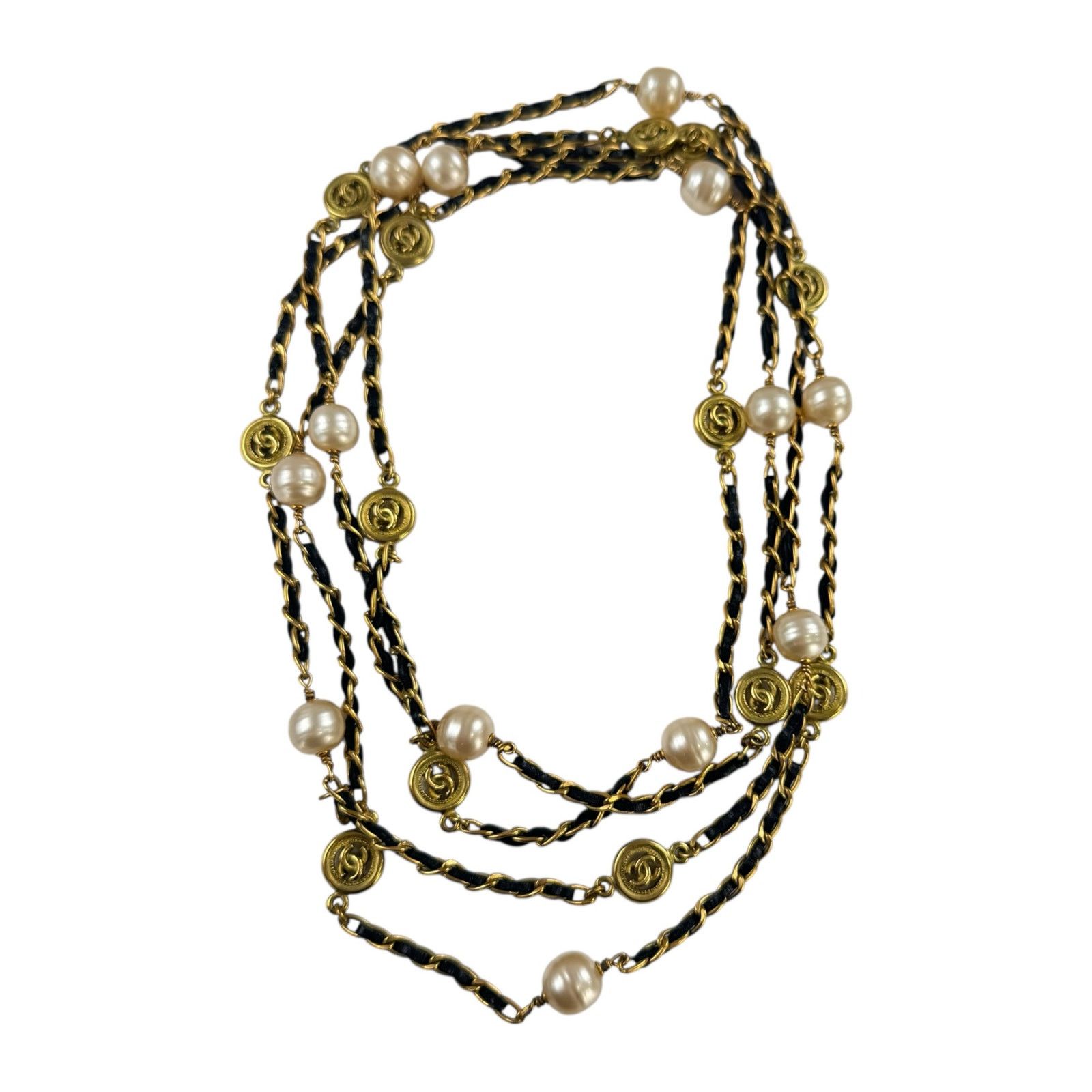 Chanel Chanel Vintage CC Long Wrap Necklace Size ONE SIZE - 4 Thumbnail