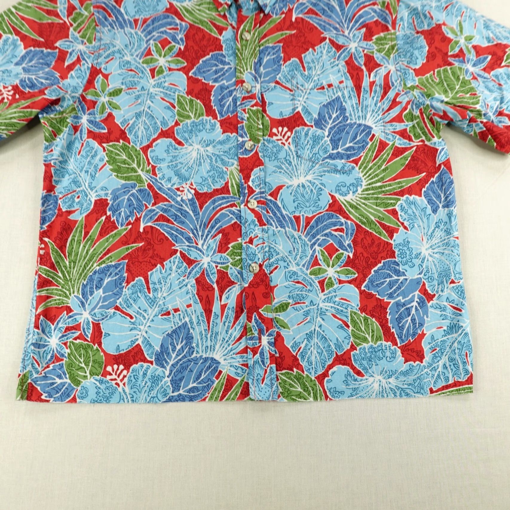 Tori Richard VINTAGE Tori Richard Hawaiian Shirt Men Small Short Sleeve Button-Up Cotton Floral Beach Tropical Aloha Techniques Size US S / EU 44-46 / 1 - 4 Thumbnail