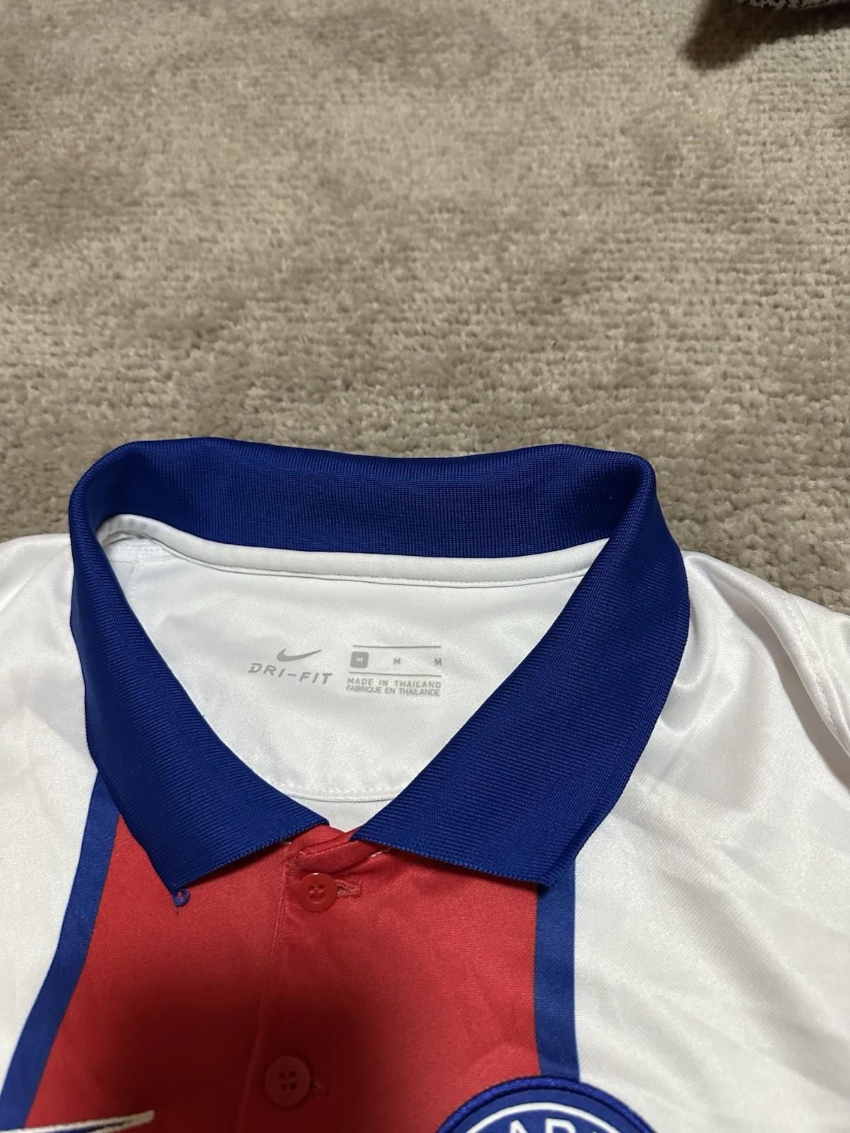 Nike Paris Saint-Germain 2020/21 Away Football Shirt Socc Jersey Size US M / EU 48-50 / 2 - 6 Thumbnail