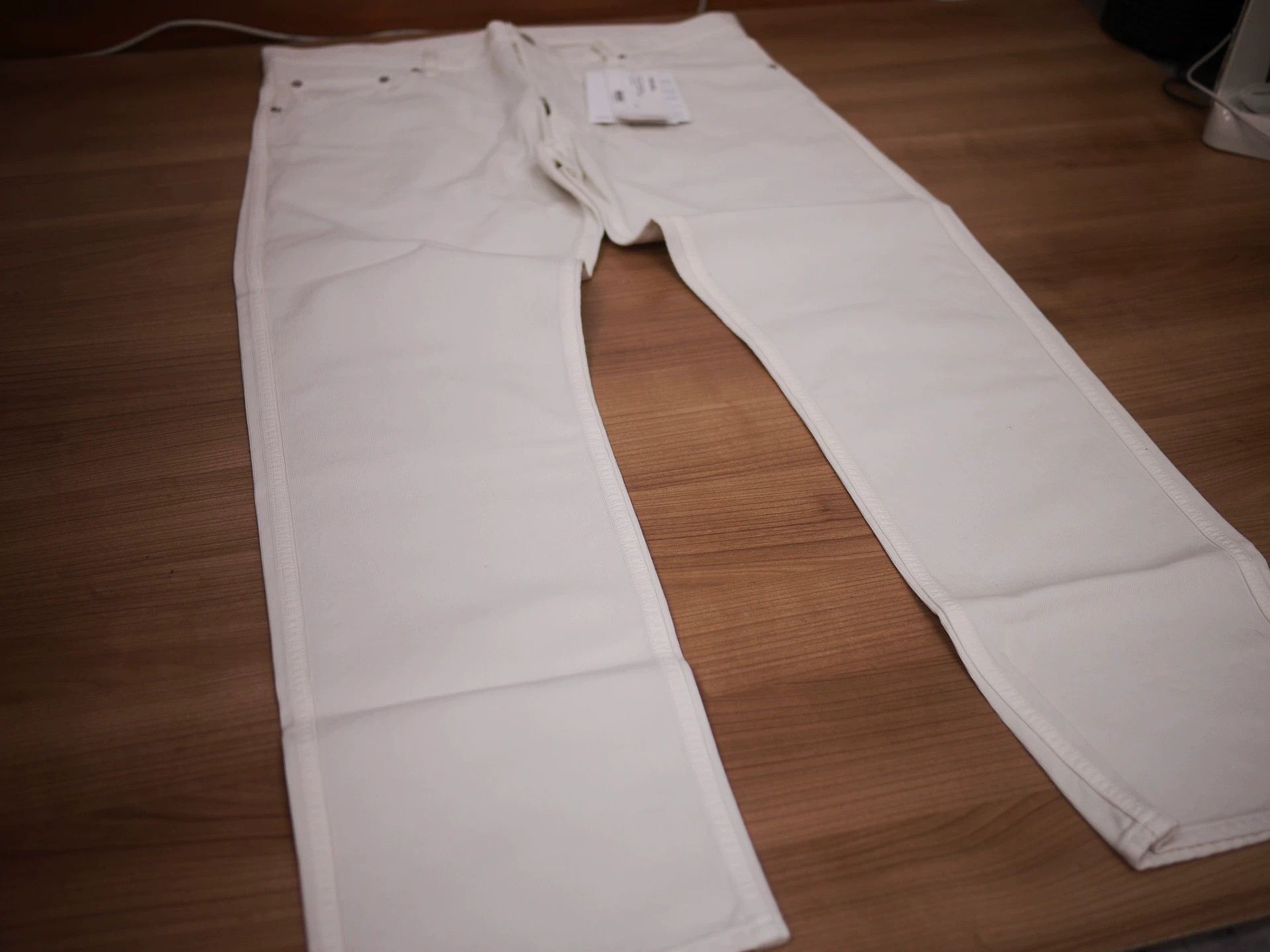 Visvim Visvim FLUXUS 10 White Dry Pique Size 5 Size US 36 / EU 52 - 2 Thumbnail