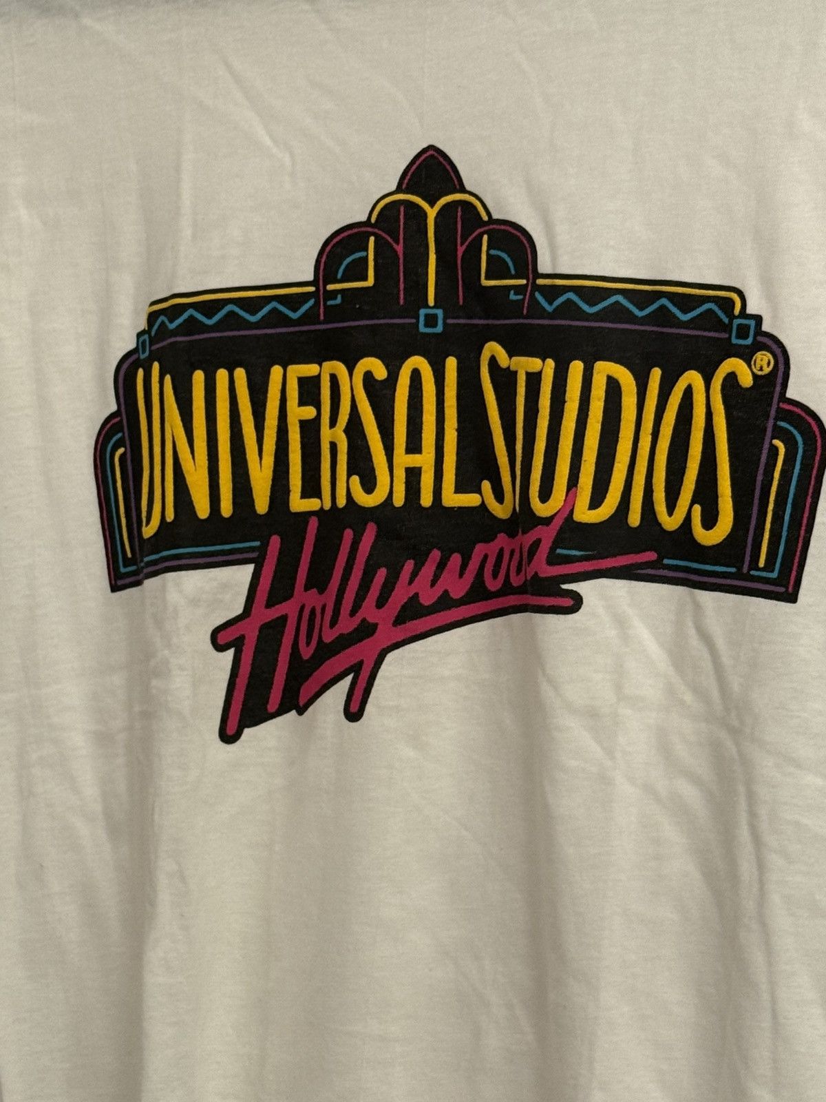 Delta Super Rare Vintage 80s Universal Studios Hollywood Tee Size US XL / EU 56 / 4 - 3 Thumbnail