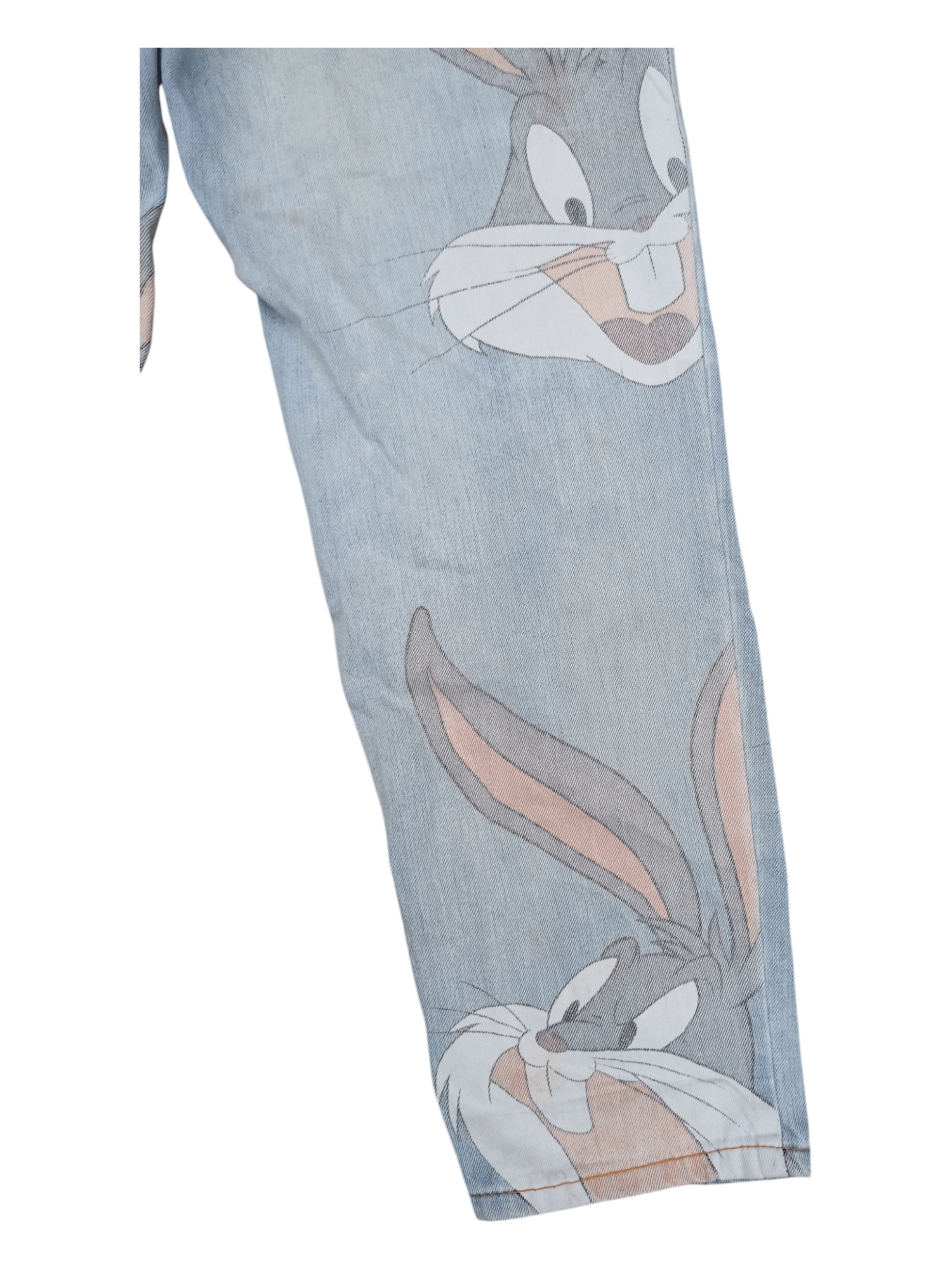 Divided LOONEY TUNES BUGS BUNNY Hip Hop Baggy Street Fashion Jeans Size 31" - 10 Thumbnail