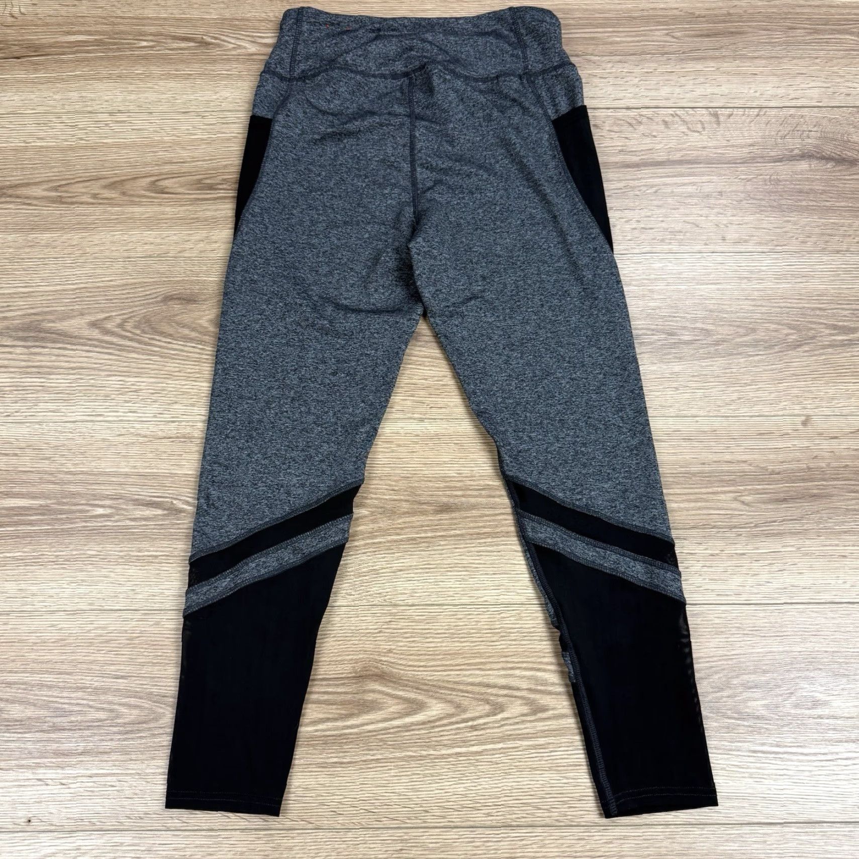 Vintage Adrienne Vittadini Sport Women's Leggings Yoga Pant L Gray Black Active Size 36" / US 14 / IT 50 - 7 Thumbnail