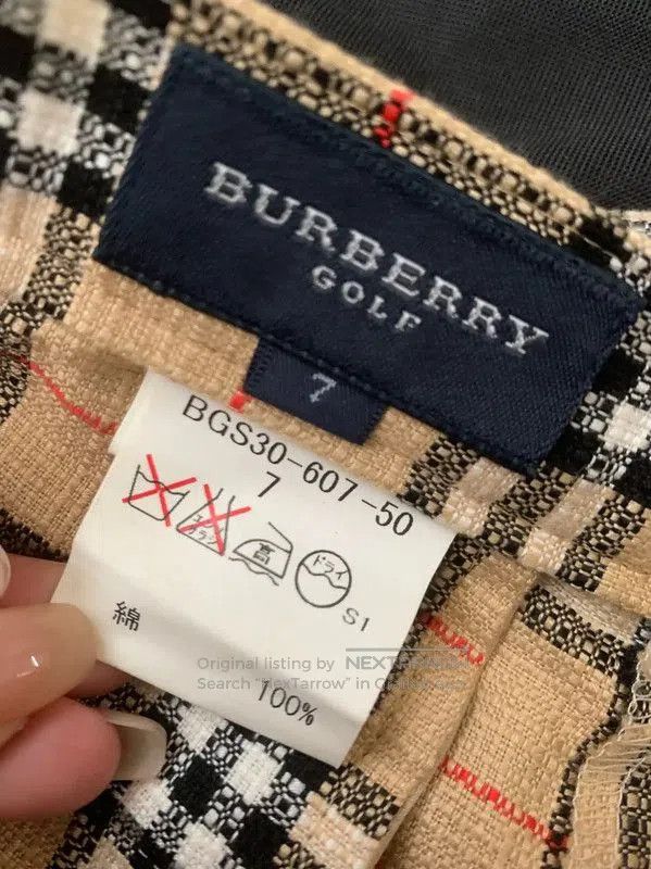 Burberry Burberry Khaki Plaid Women's Casual Pants. Size 23" - 7 Thumbnail