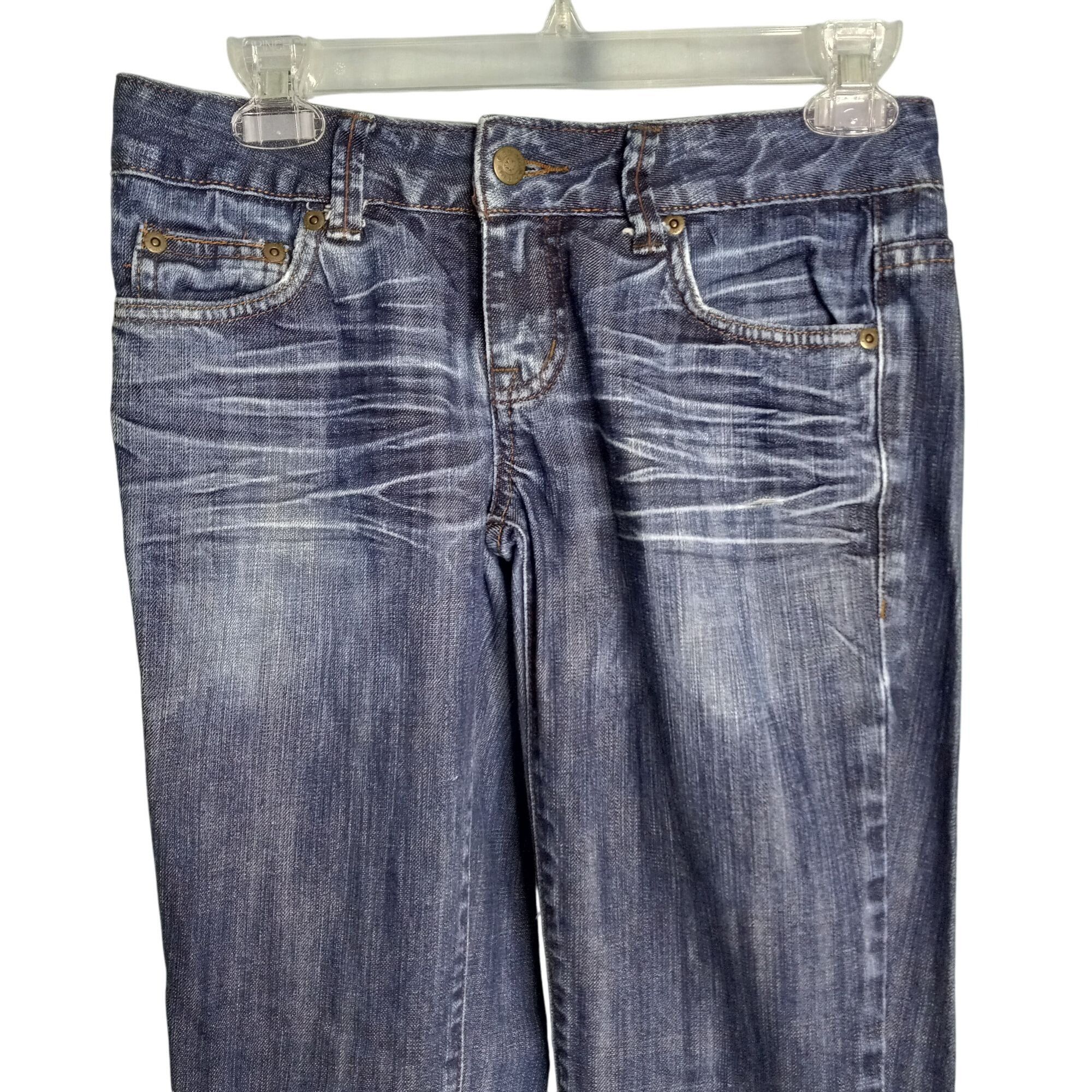 Chip & Pepper Chip & Pepper C7P Size 7 Jeans Womens Straight Leg Blue Deni Size 29" - 2 Thumbnail