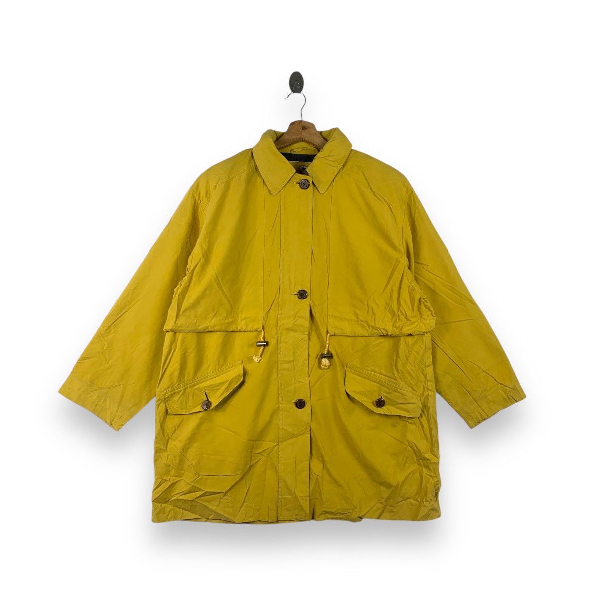 Vintage Vintage 90’s BLACK DUCK Yellow Field Jacket Utility Outdoor Size L / US 10 / IT 46 - 1 Thumbnail