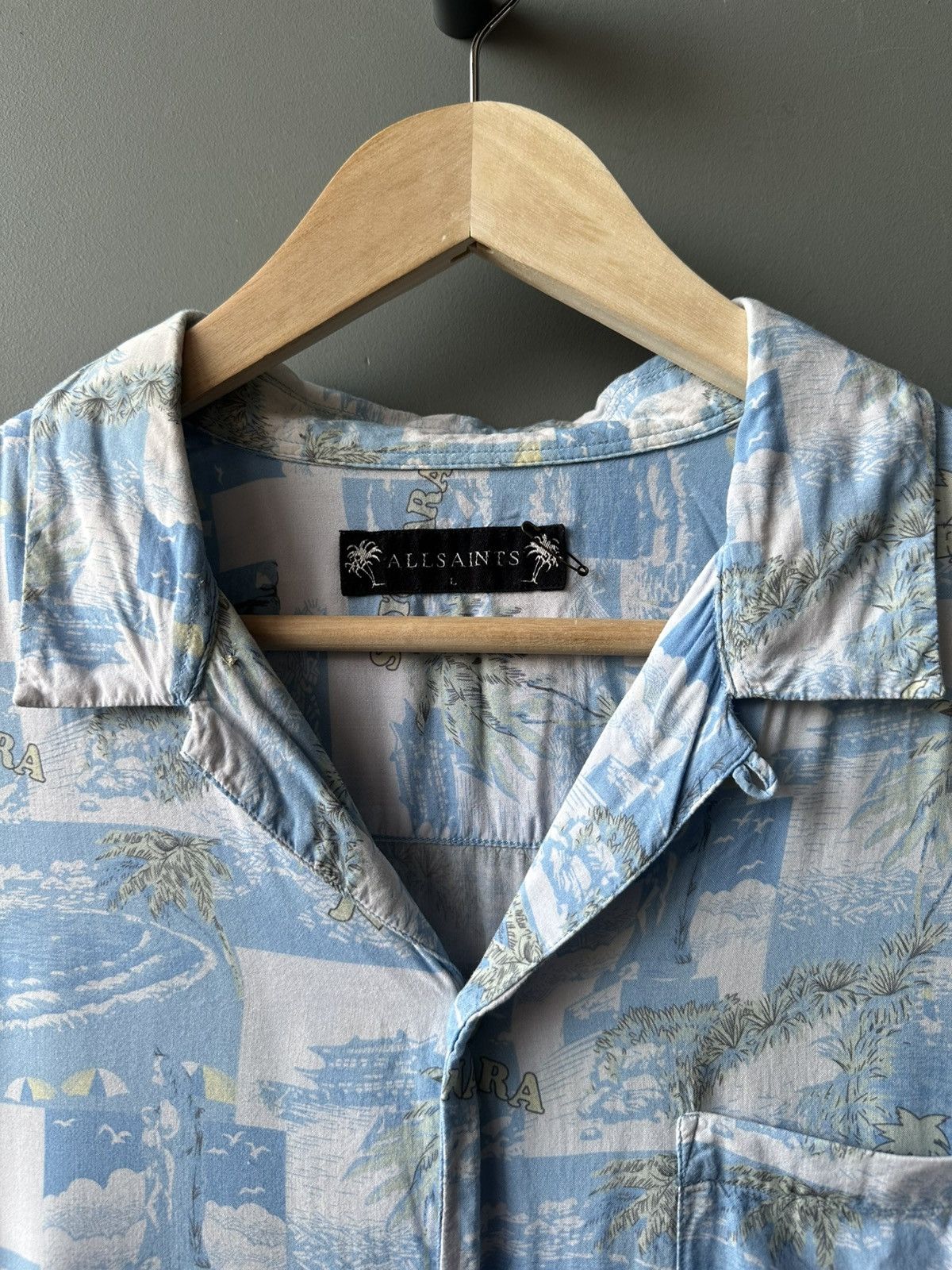 Allsaints Allsaints Sayonara LS Hawaii Viscose Shirt Size L Size US L / EU 52-54 / 3 - 3 Thumbnail