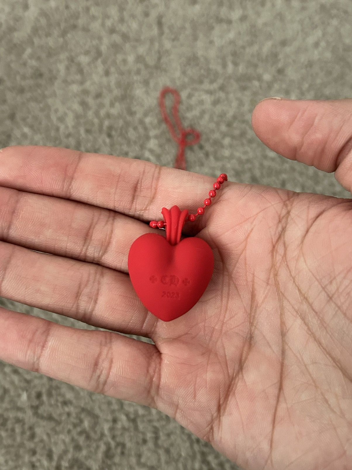 【Chrome Hearts】 正規品★ Silichrome CH Heart Pendant Red Chrome Hearts × Designer × Streetwear Chrome Hearts Silicon