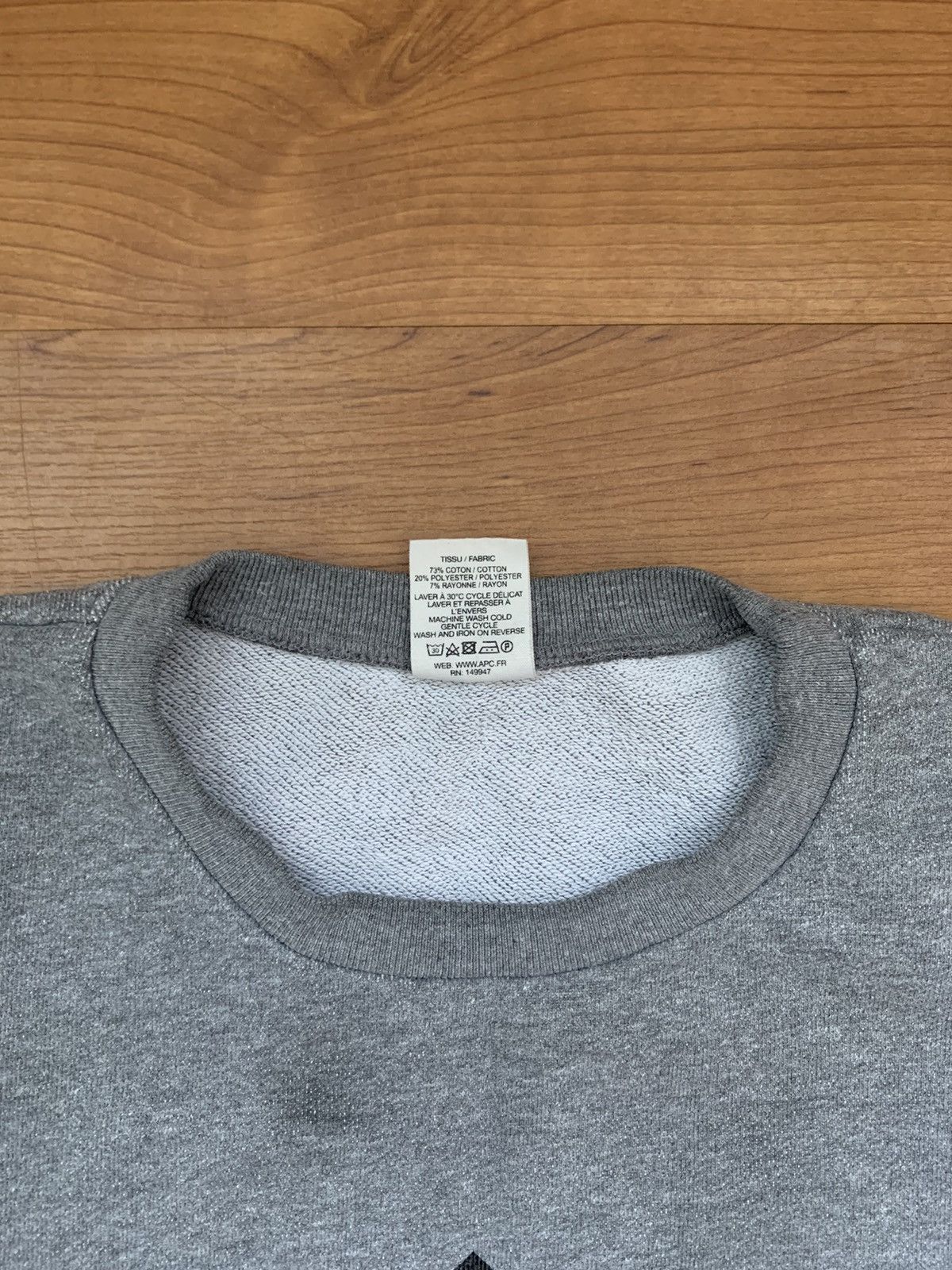 A.P.C. A.P.C. U.S. Sweatshirt Streetwear Hype Rare Vintage Size US L / EU 52-54 / 3 - 11 Thumbnail