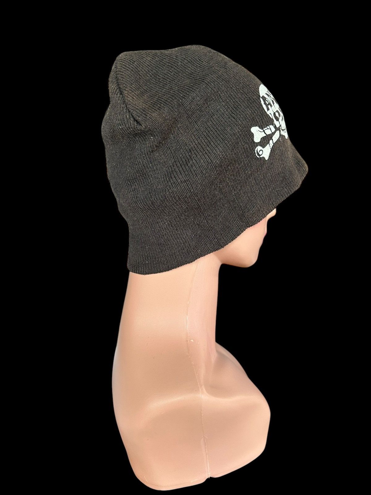 Japanese Brand × Kapital × Vintage Skull Sunfaded Japanese Punk Style Beanie Hatsu Size ONE SIZE - 5 Thumbnail
