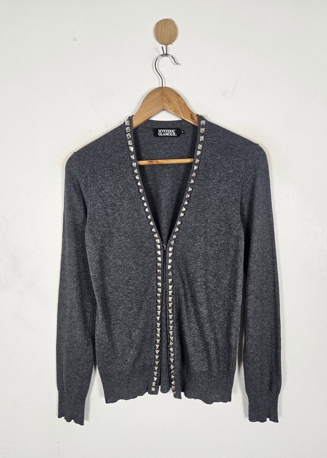Hysteric Glamour Studded Cardigan | Grailed