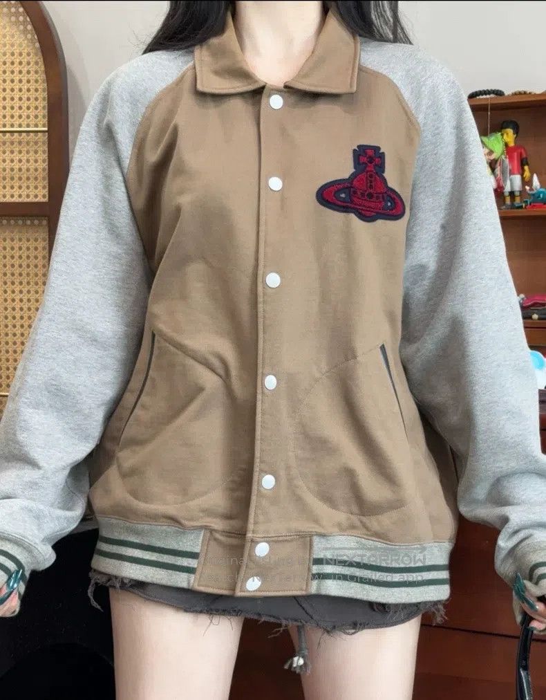 Loro Piana Loro Piana Matcha House Same Style Baseball Jacket Coat Size M / US 6-8 / IT 42-44 - 1 Thumbnail