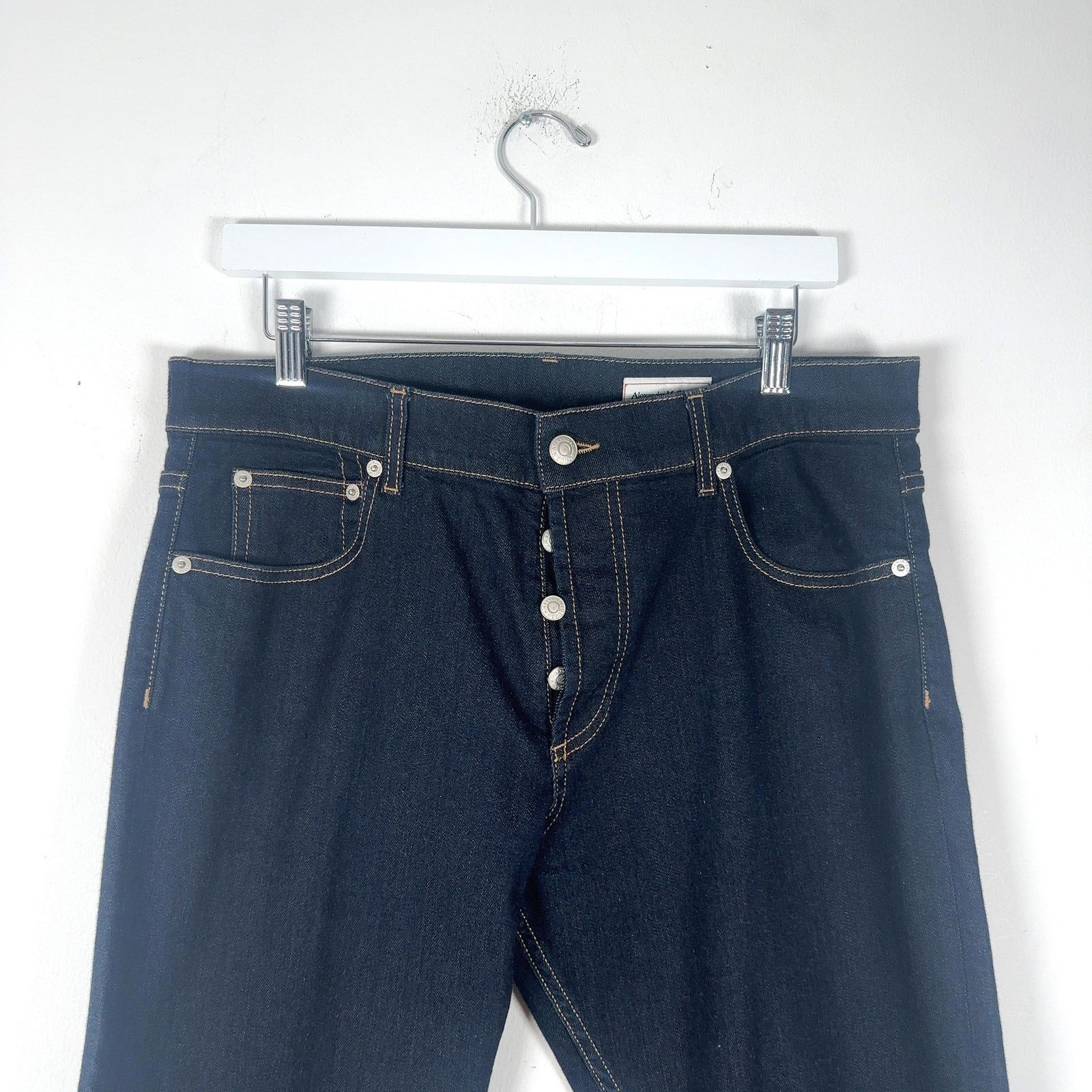 Alexander McQueen Alexander McQueen Raw Denim Jeans Size US 34 / EU 50 - 2 Thumbnail