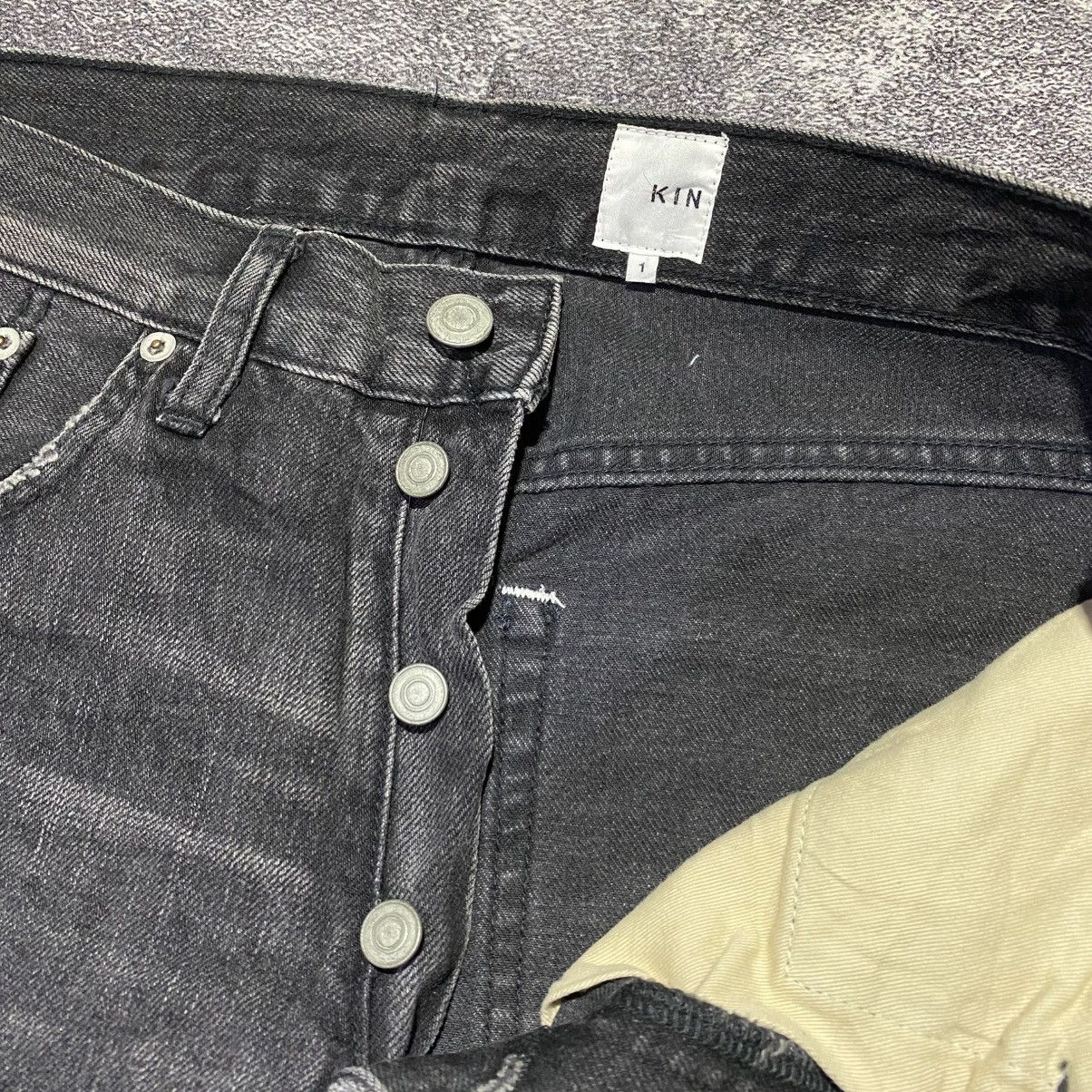If Six Was Nine × KIN × Le Grande Bleu (L.G.B.) STUDDED JEANS PANTS BY KIN JAPANESE BRAND Size US 30 / EU 46 - 7 Thumbnail