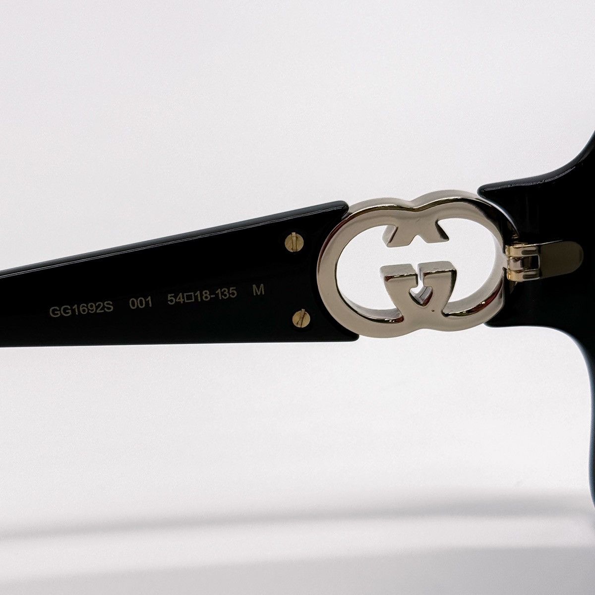 Gucci NEW GUCCI GG1692S 001 SQUARE BLACK GREY WOMEN SUNGLASSES Size ONE SIZE - 8 Thumbnail