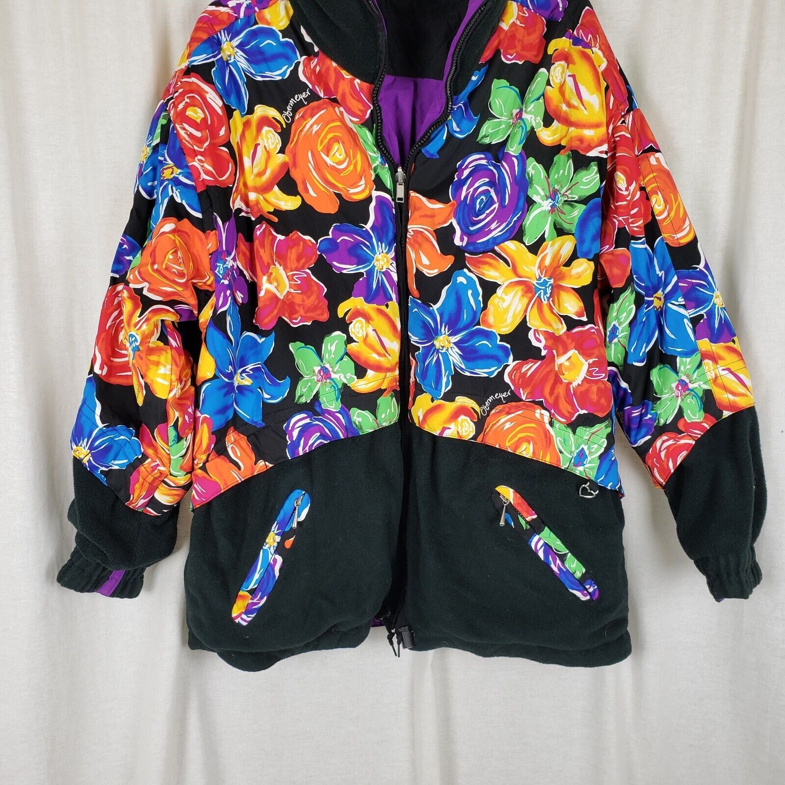 Obermeyer Obermeyer Orange Blossom Reversible Puffer Ski Parka Jacket Size XL / US 12-14 / IT 48-50 - 7 Thumbnail