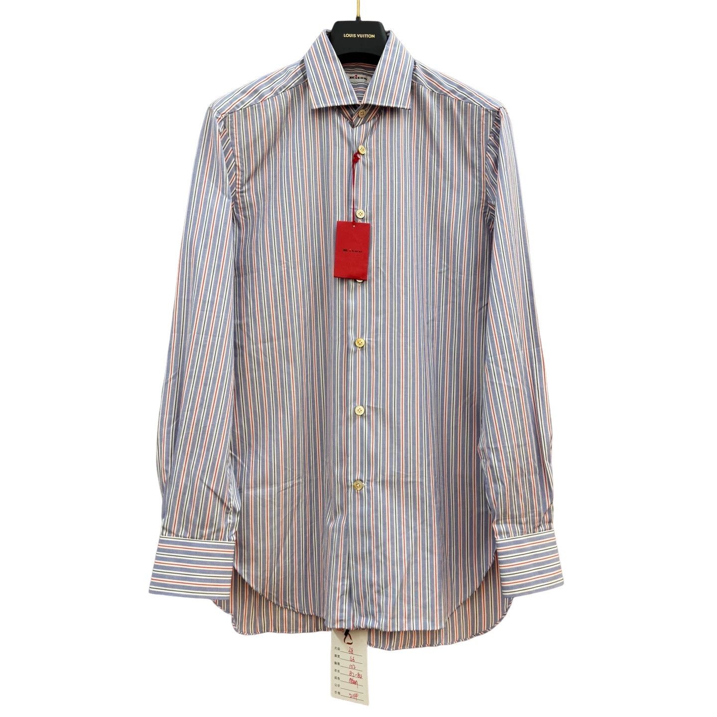 Kiton Kiton Striped Button Up Shirt Size S Size US S / EU 44-46 / 1 - 1 Thumbnail