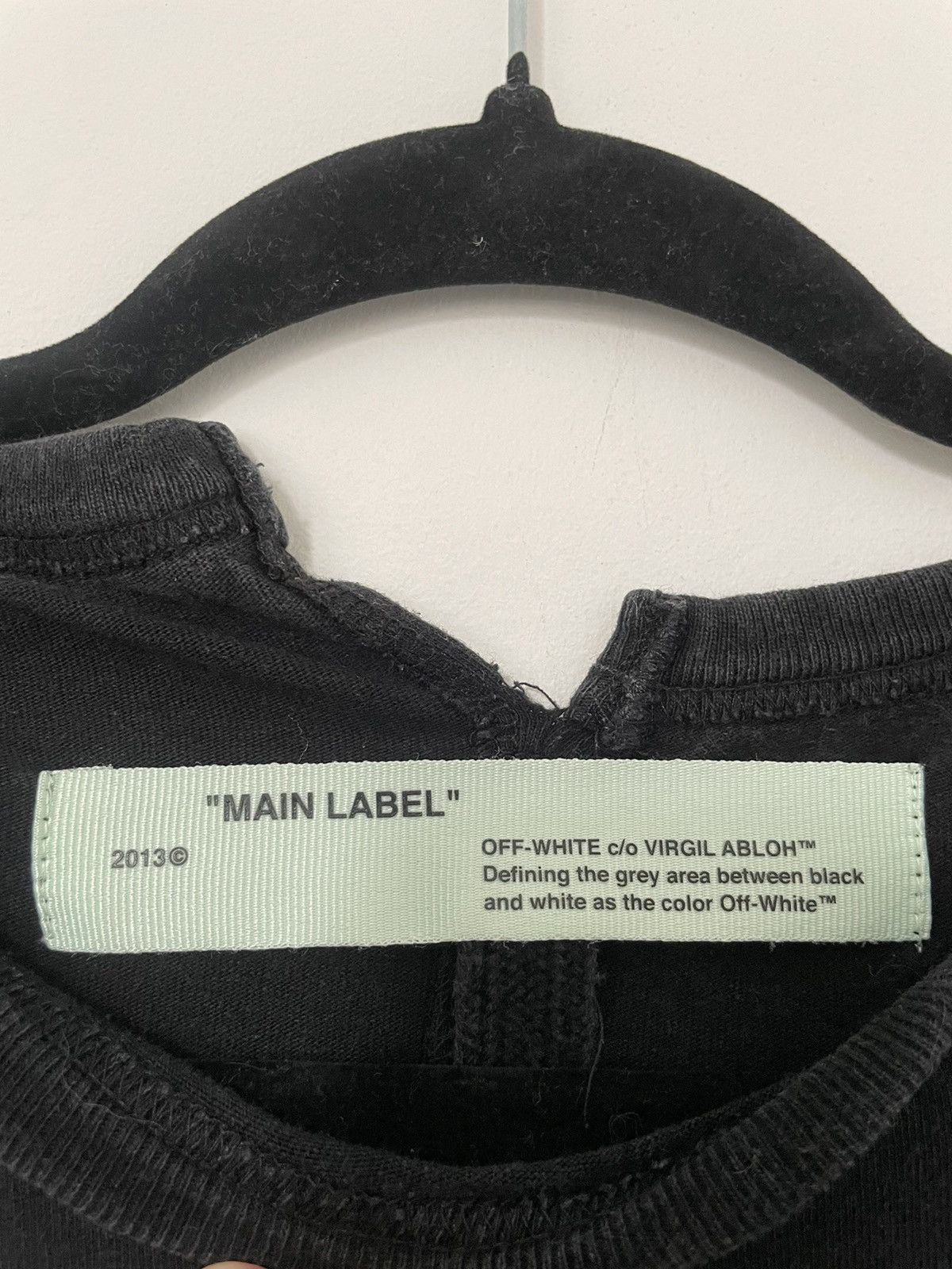 Off-White Off White Logo T-Shirt “Temperature” / Black Size US XS / EU 42 / 0 - 4 Thumbnail