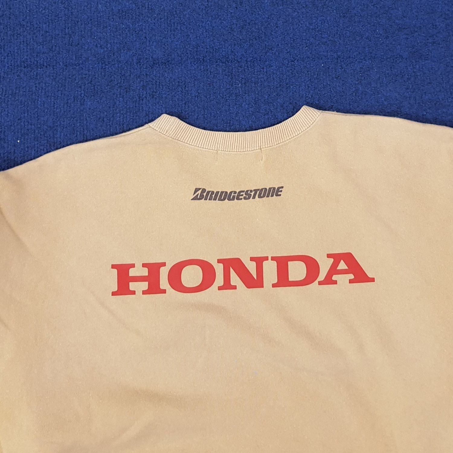 Japanese Brand Vintage Honda Custom Logo Motorsports Sweatshirt C246N15 Size US M / EU 48-50 / 2 - 2 Thumbnail
