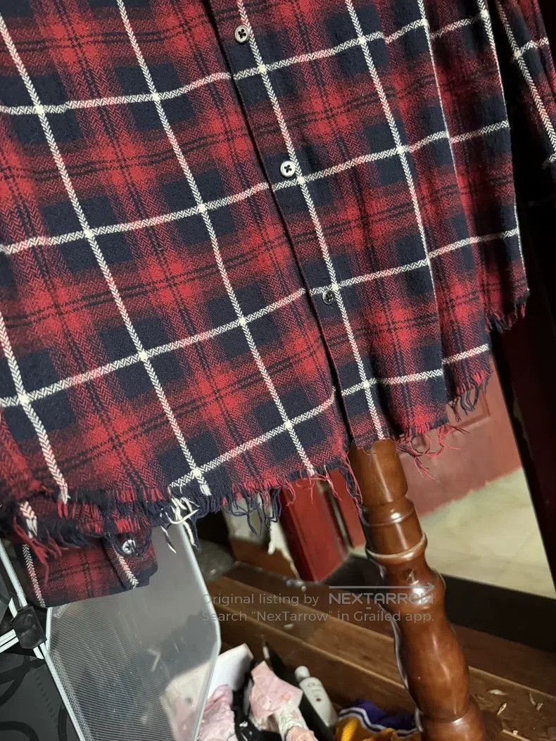Amiri Amiri Flannel red checkered shirt Size US S / EU 44-46 / 1 - 6 Thumbnail