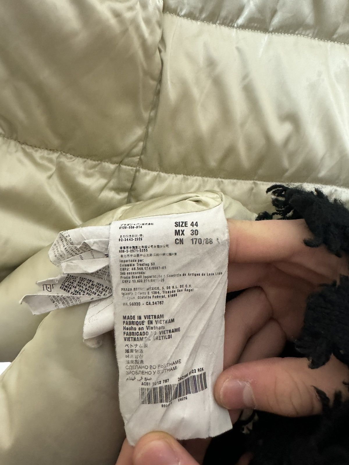 Prada Prada puffer jacket down luxury olive with logo Size M / US 6-8 / IT 42-44 - 17 Thumbnail