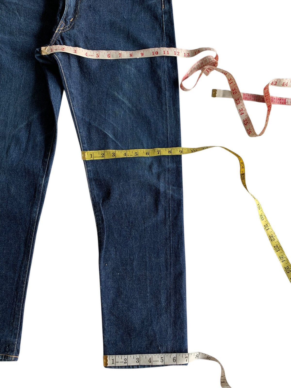 Japanese Brand VINTAGE JAPANESE UNBRAND SELVEDGE RAW DENIM Size US 32 / EU 48 - 18 Thumbnail
