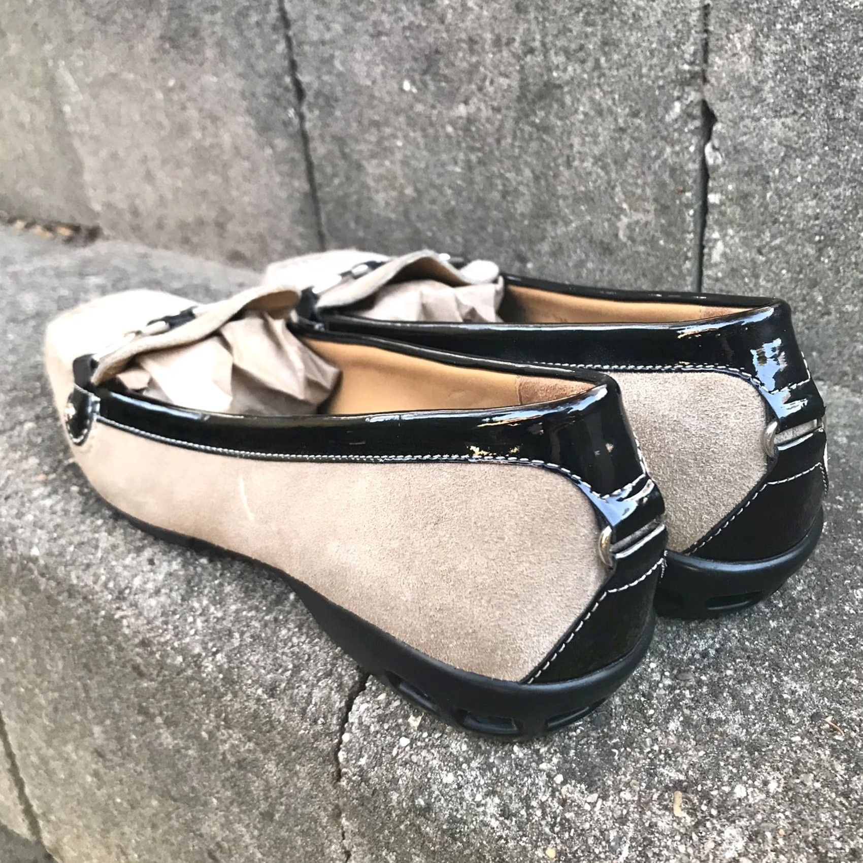 Cole Haan Cole Haan Brown Leather NikeAir Horsebit Slip-On Flats Loafers 7.5 AA Size US 8 / IT 38 - 3 Thumbnail