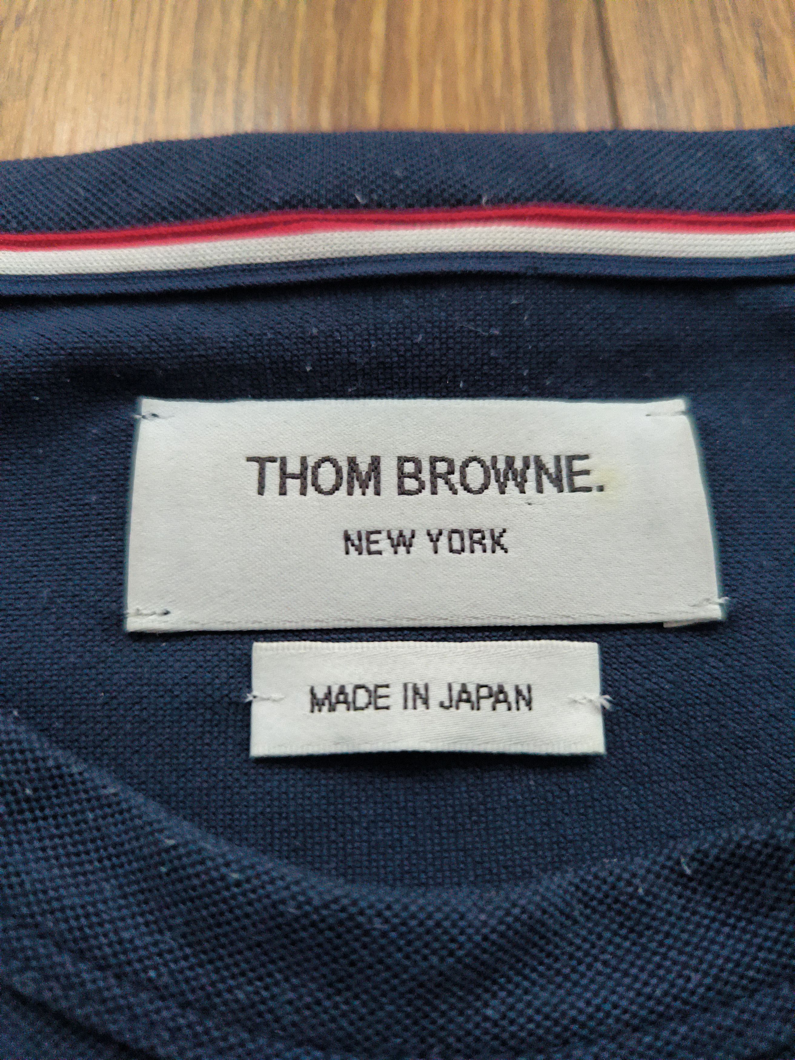Thom Browne TB Navy Pocket Tee, size 2, good condition plus Size US M / EU 48-50 / 2 - 6 Thumbnail