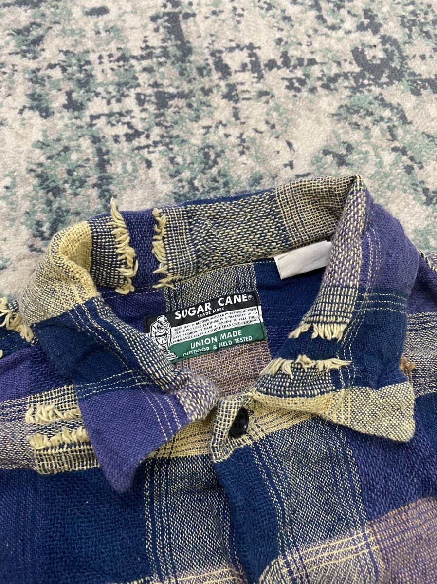 Sugar Cane Sugar Cane Sashiko Boro Patchwork Pocket Shirt Size US M / EU 48-50 / 2 - 5 Thumbnail