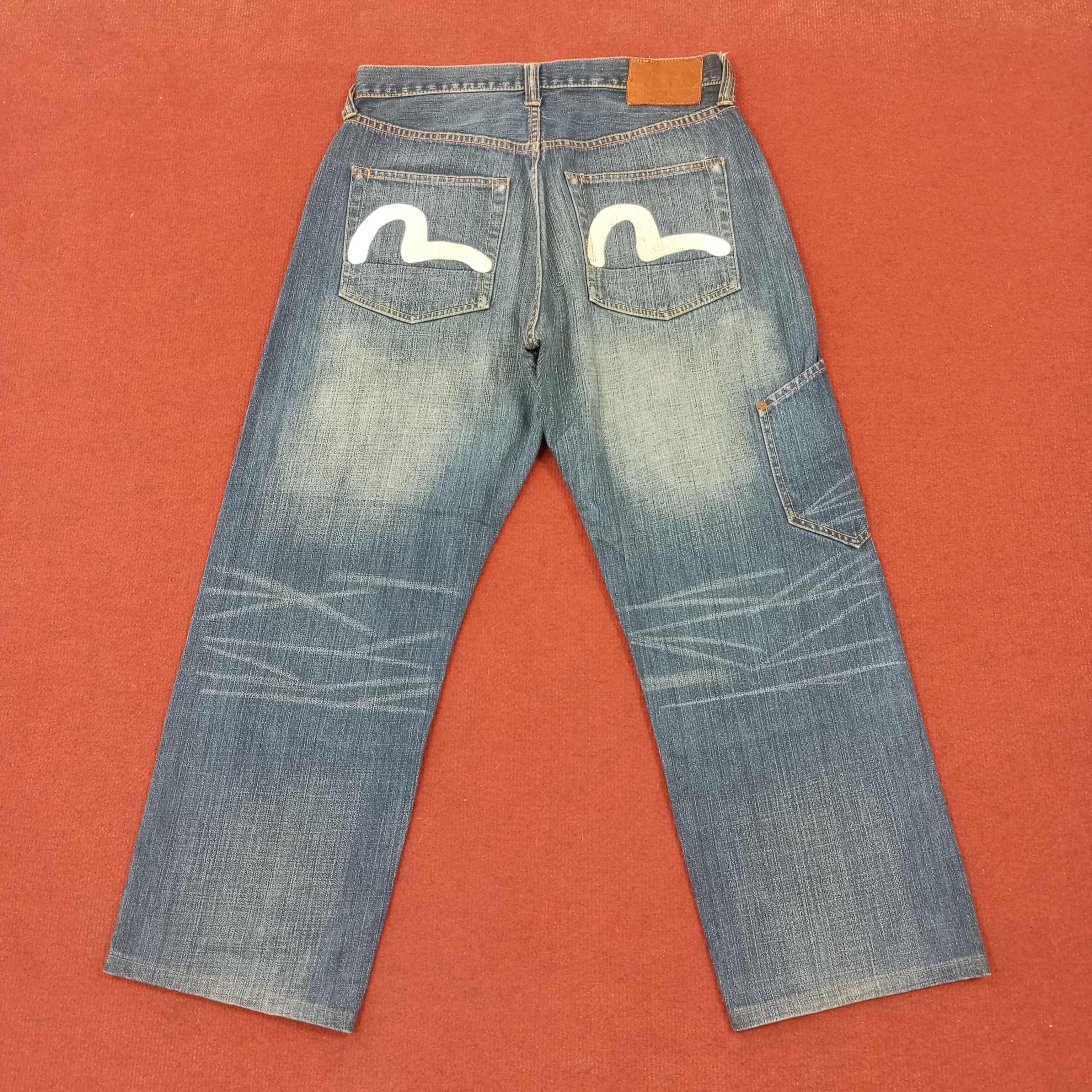Evisu Evisu Japanese Brand Fashion Style Custom Daicock Jeans Size US 31 - 4 Thumbnail