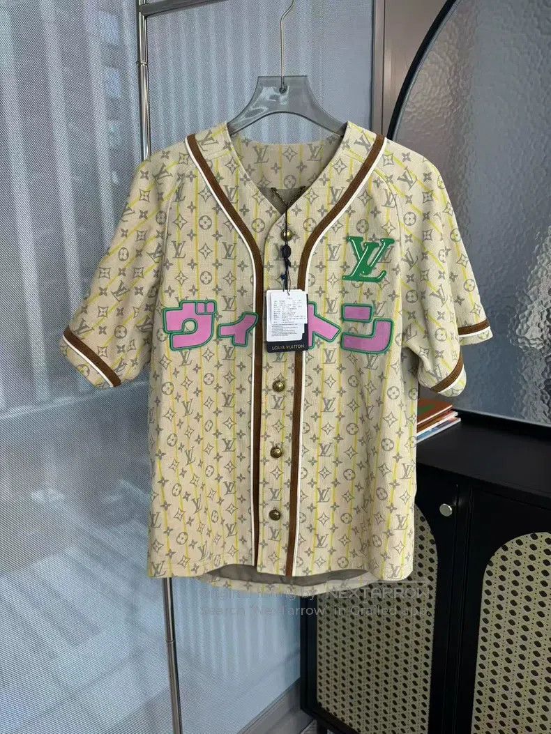 Louis Vuitton Louis Vuitton 25SS Latest Japanese Embroidered Baseball Sh Size US S / EU 44-46 / 1 - 1 Thumbnail