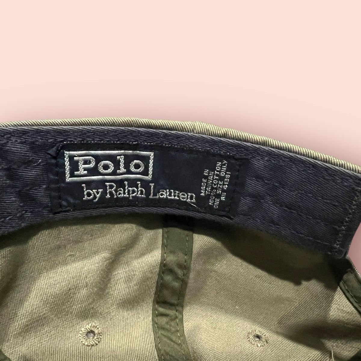 Polo Ralph Lauren VINTAGE POLO BIG EMBROIDERED SPELL OUT STRAPBACK CAP Size ONE SIZE - 23 Thumbnail