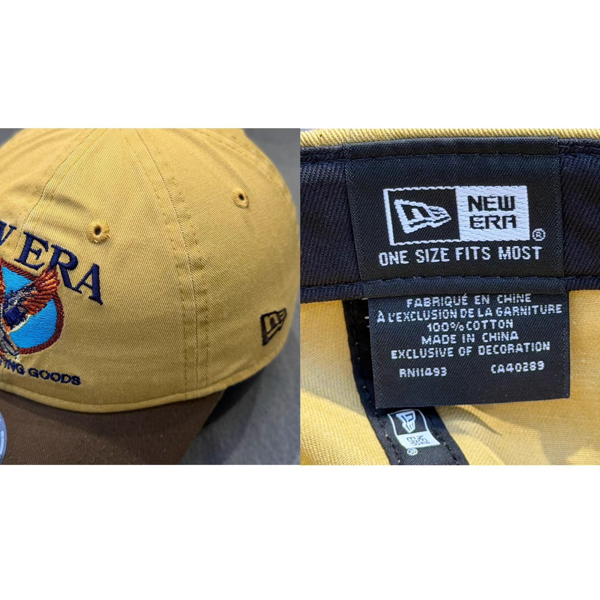 New Era New Era Curved Brim Cap。 Q5 Size ONE SIZE - 6 Thumbnail