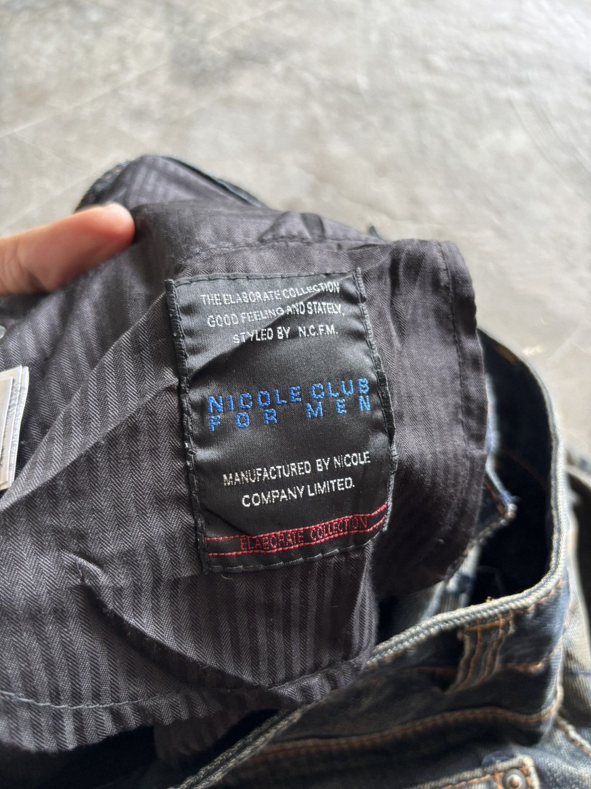 Japanese Brand FLARE DISTRESSED NICOLE CLUB FOR MEN RUSTY WASHED JAPANESE Size US 30 / EU 46 - 6 Thumbnail