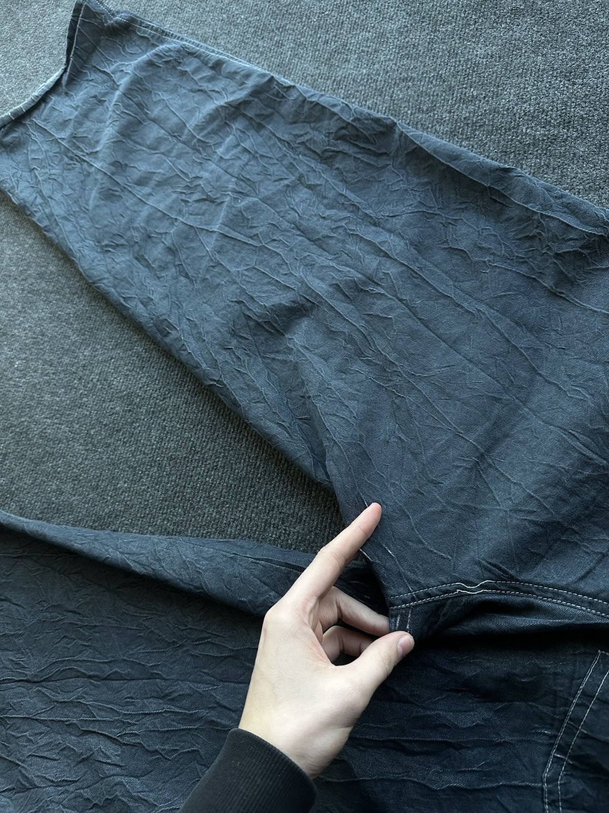 Other SULU 🚨 WOMEN FADED GRAY BAGGY UNISEX PANTS OPIUM Size 27" / US 4 / IT 40 - 14 Thumbnail