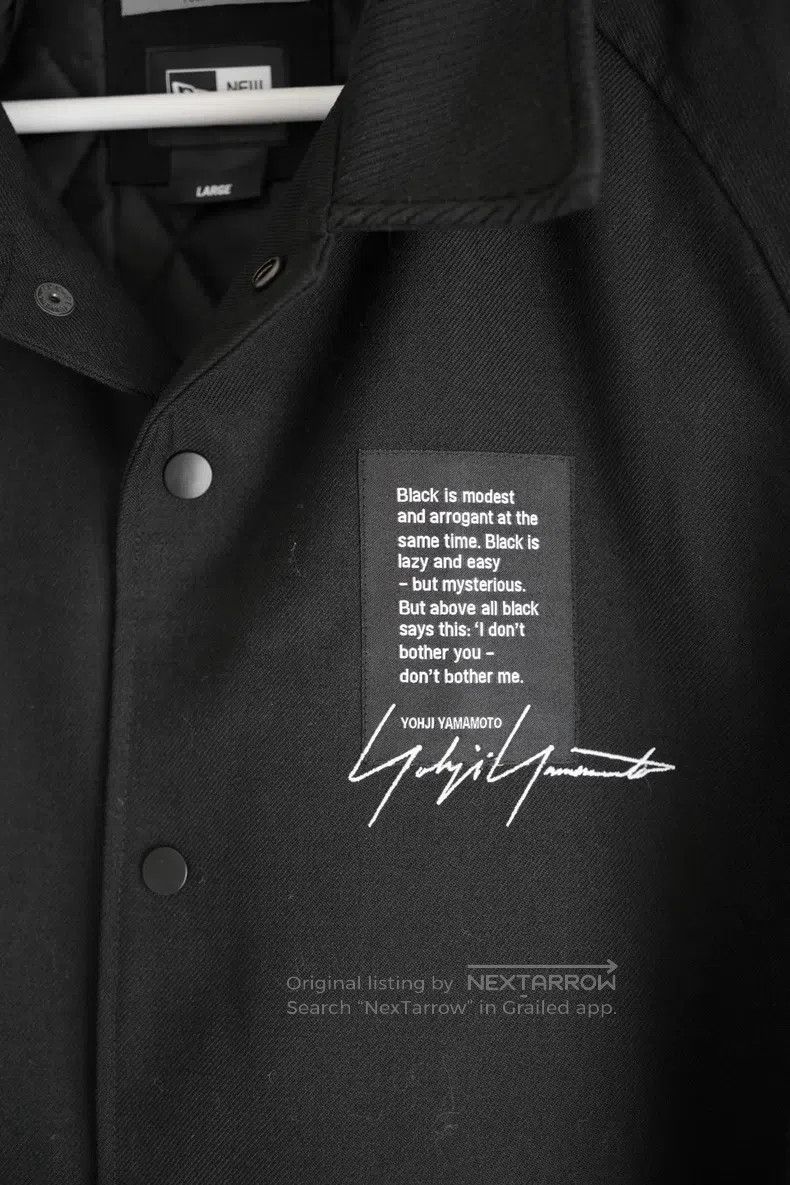 Yohji Yamamoto YOHJI YAMAMOTO Slogan Graffiti Coach Jacket Size US XL / EU 56 / 4 - 3 Thumbnail
