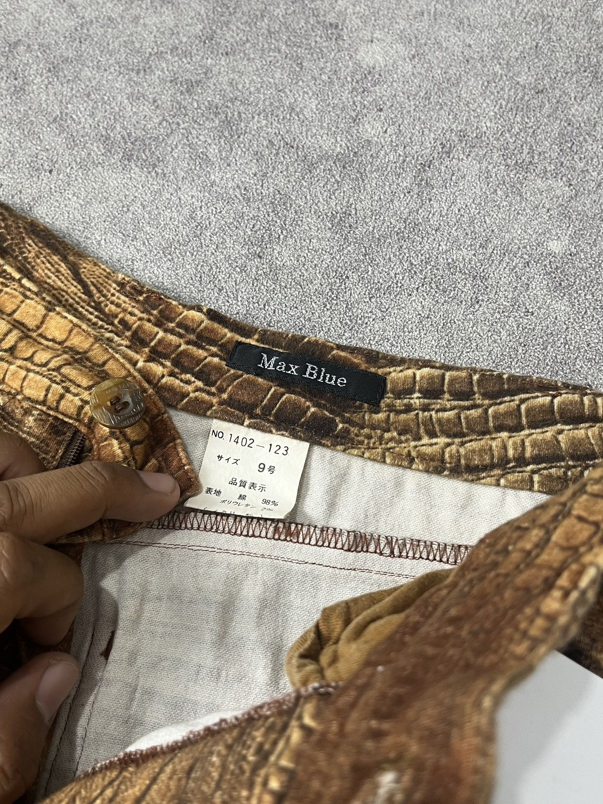 Hysteric Glamour × If Six Was Nine × Seditionaries Max blue crocodile pattern shirt hysteric glamour Size US 27 - 5 Thumbnail