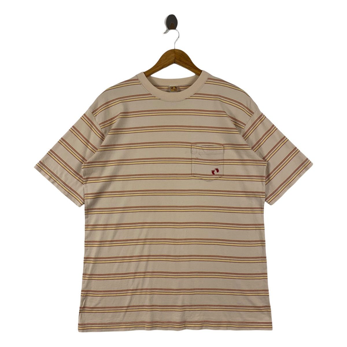 Hang Ten × Vintage Vintage HANG TEN stripe tee shirt Size US L / EU 52-54 / 3 - 1 Thumbnail