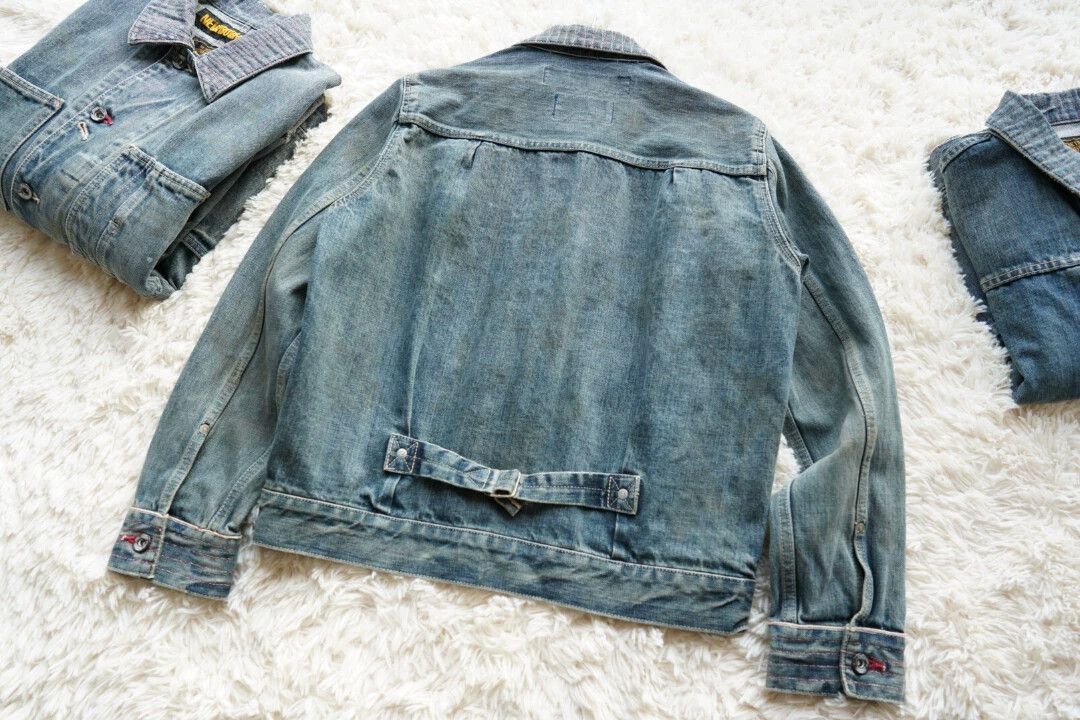 Neighborhood NEIGHBORHOOD Stockman 18SS Savage Denim Jkt S (Spl/D/Oil) Size US S / EU 44-46 / 1 - 6 Thumbnail