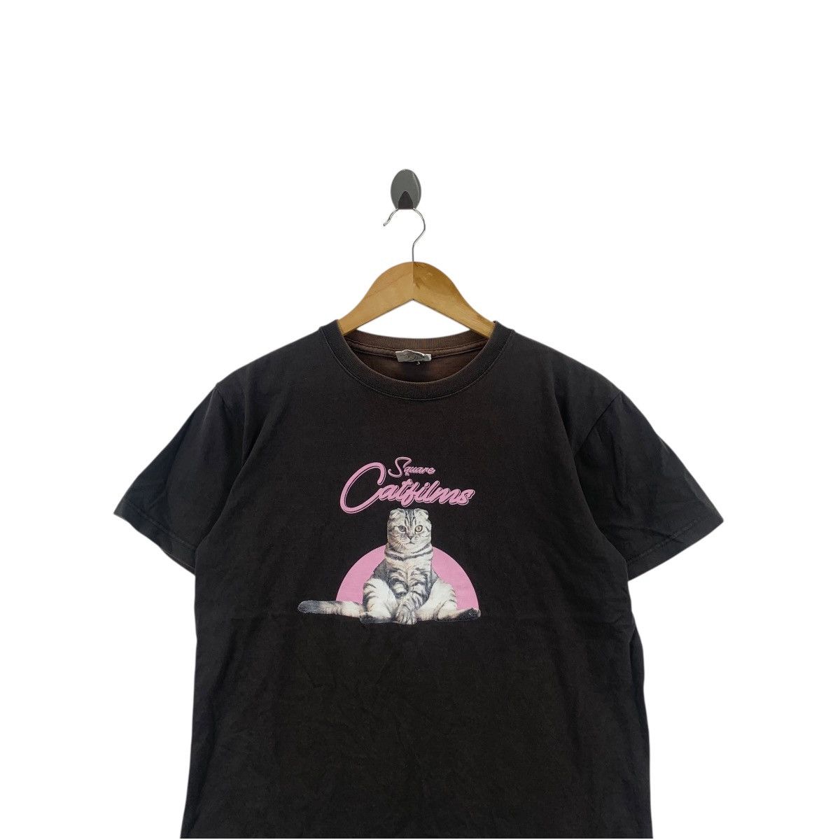 Other SQUARE CATFILMS SERIES Cat Logo Tee Shirt Top Japan Size M / US 6-8 / IT 42-44 - 2 Thumbnail