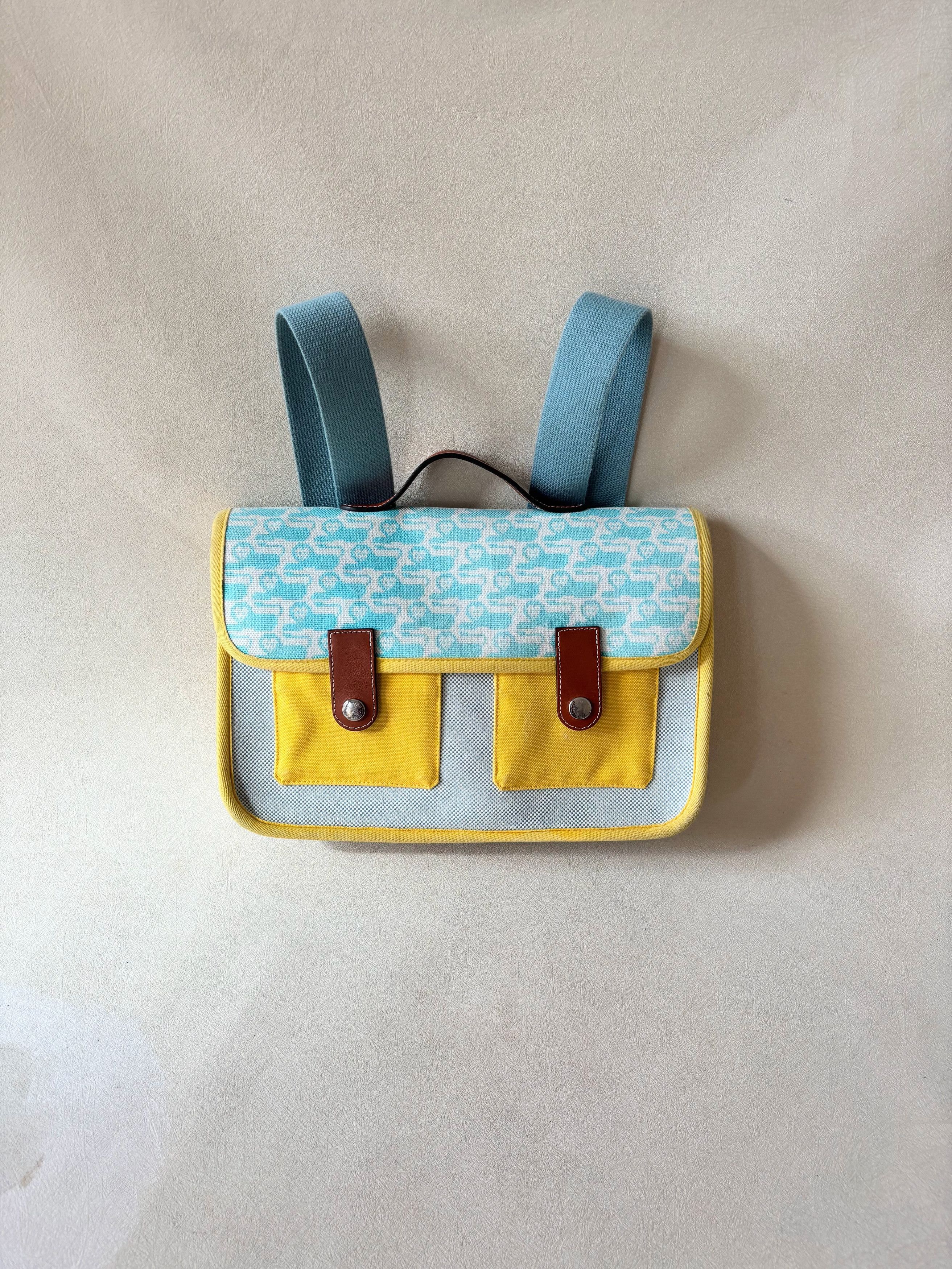 HERMÈS Cartable Jeux dans la Jungle