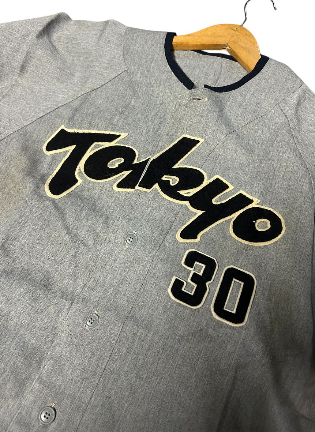 Japanese Brand 80s Vintage Tokyo Baseball shirt Size US M / EU 48-50 / 2 - 2 Thumbnail