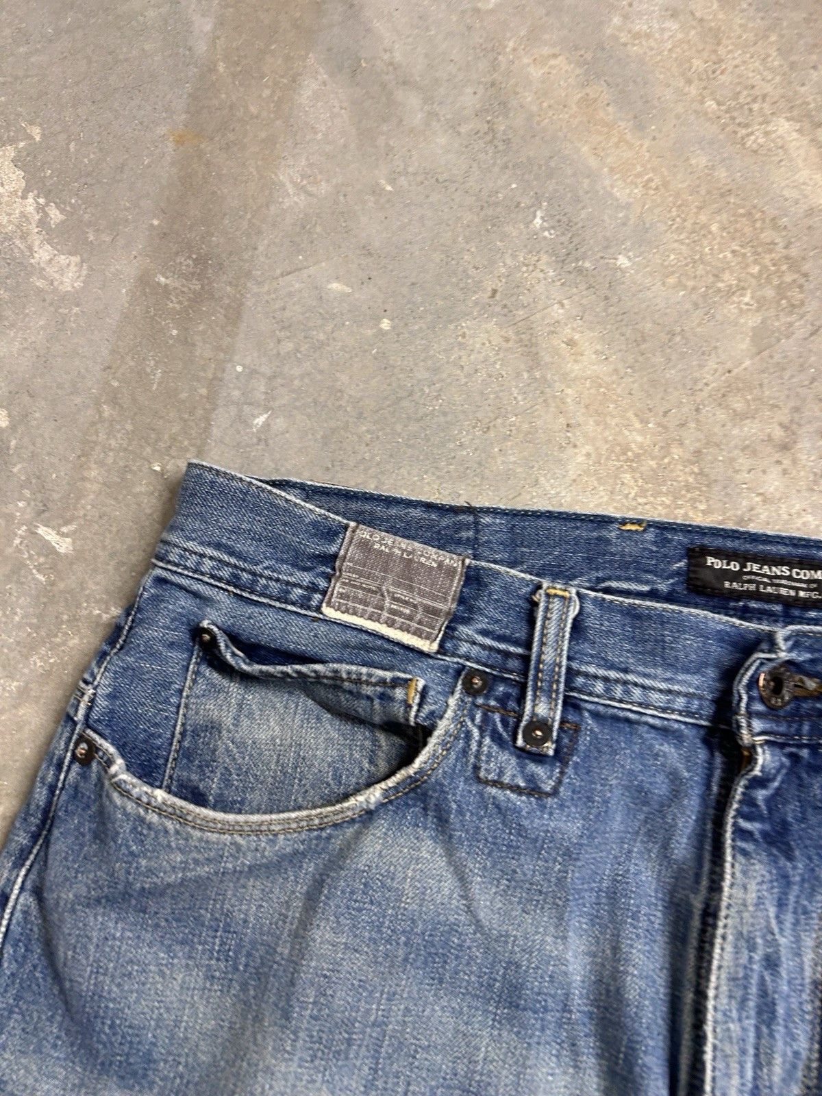 Polo Ralph Lauren Vintage Polo Ralph Lauren Miner Jeans 35x31 Straight Skater Size US 35 - 5 Thumbnail