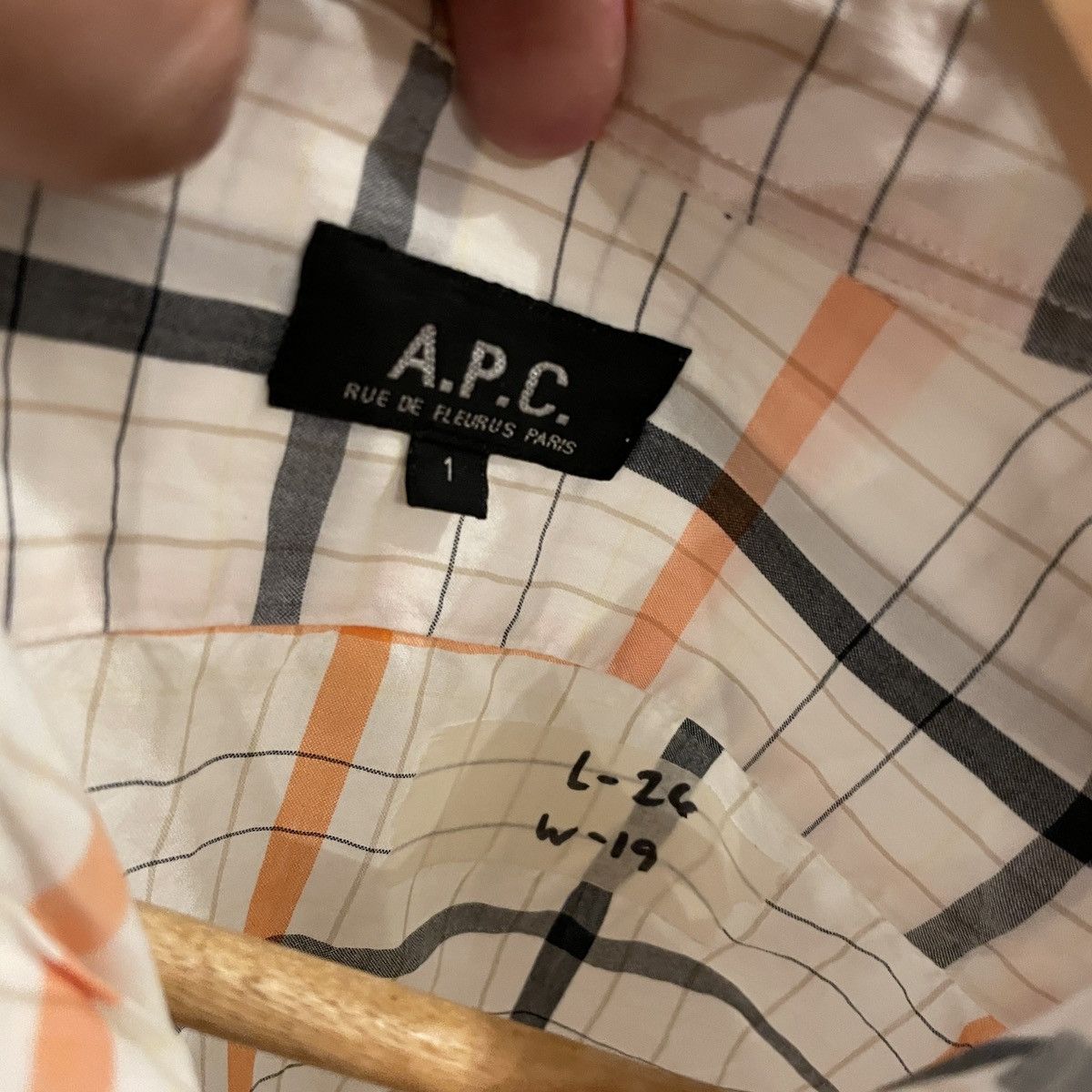 A.P.C. Vintage A.P.C Buttondown Shirt Size US S / EU 44-46 / 1 - 5 Thumbnail