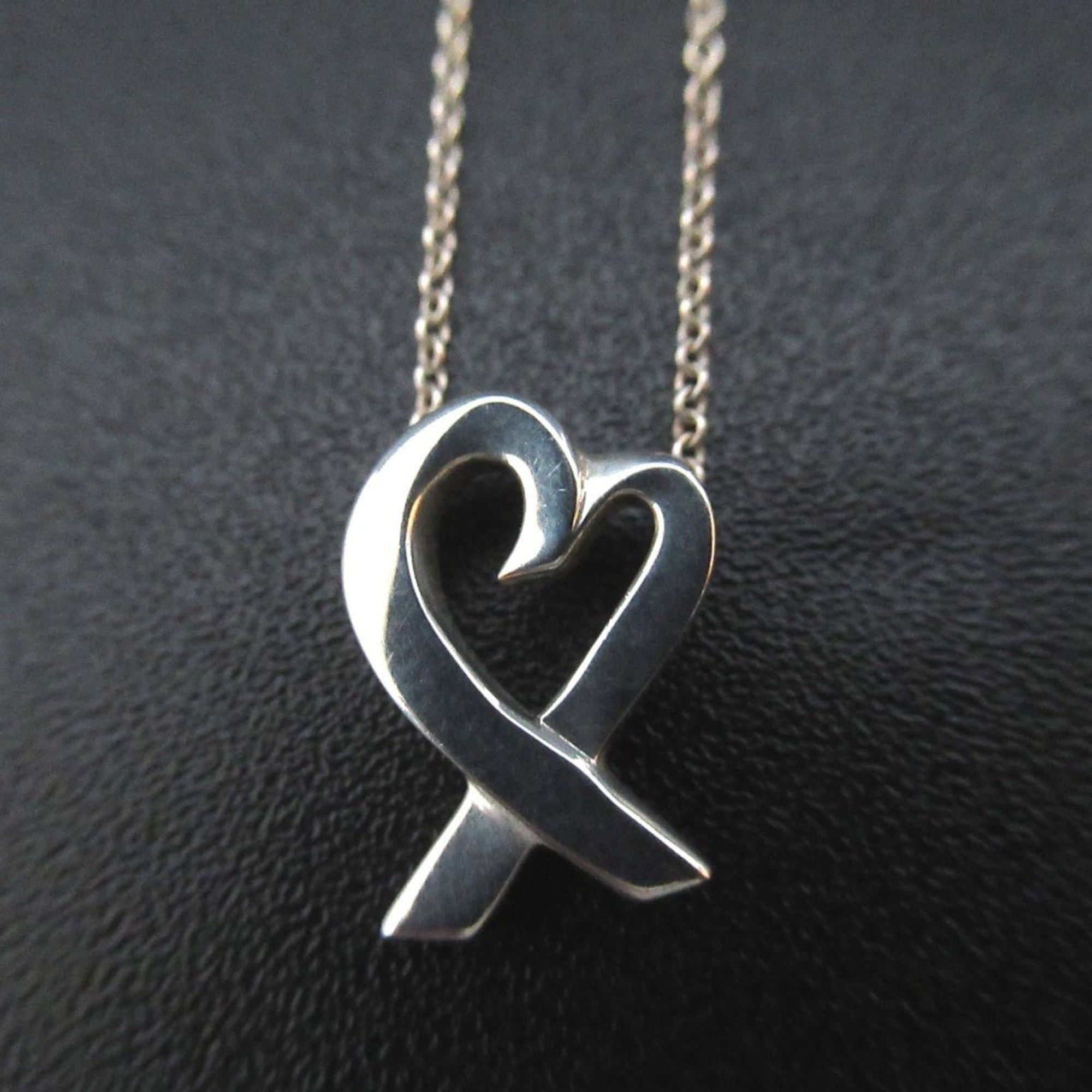 Tiffany & Co. Tiffany & Co. Paloma Picasso Loving Heart Necklace Pendant in 925 SV Silver for Women Size ONE SIZE - 1 Thumbnail