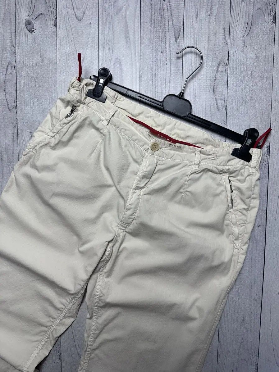 Prada Vintage Prada drill pants size M rare cotton Size US 32 / EU 48 - 4 Thumbnail