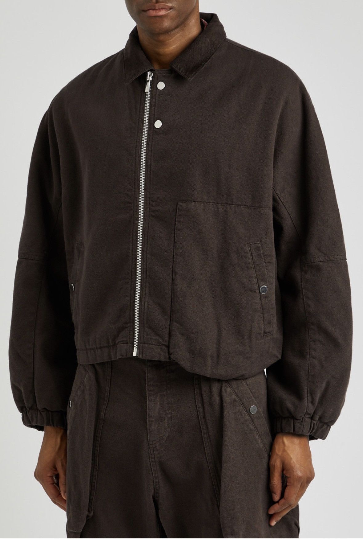 Jacquemus Jacquemus Le Blouson Trivela 'Dark Brown' Size US M / EU 48-50 / 2 - 5 Thumbnail