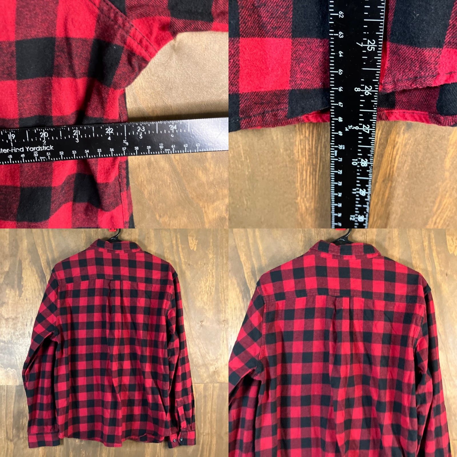 Eddie Bauer Eddie Bauer Womens Shirt Red Black Plaid Button Down Long Sleeve 100% Cotton XL Size US XL / EU 56 / 4 - 8 Thumbnail