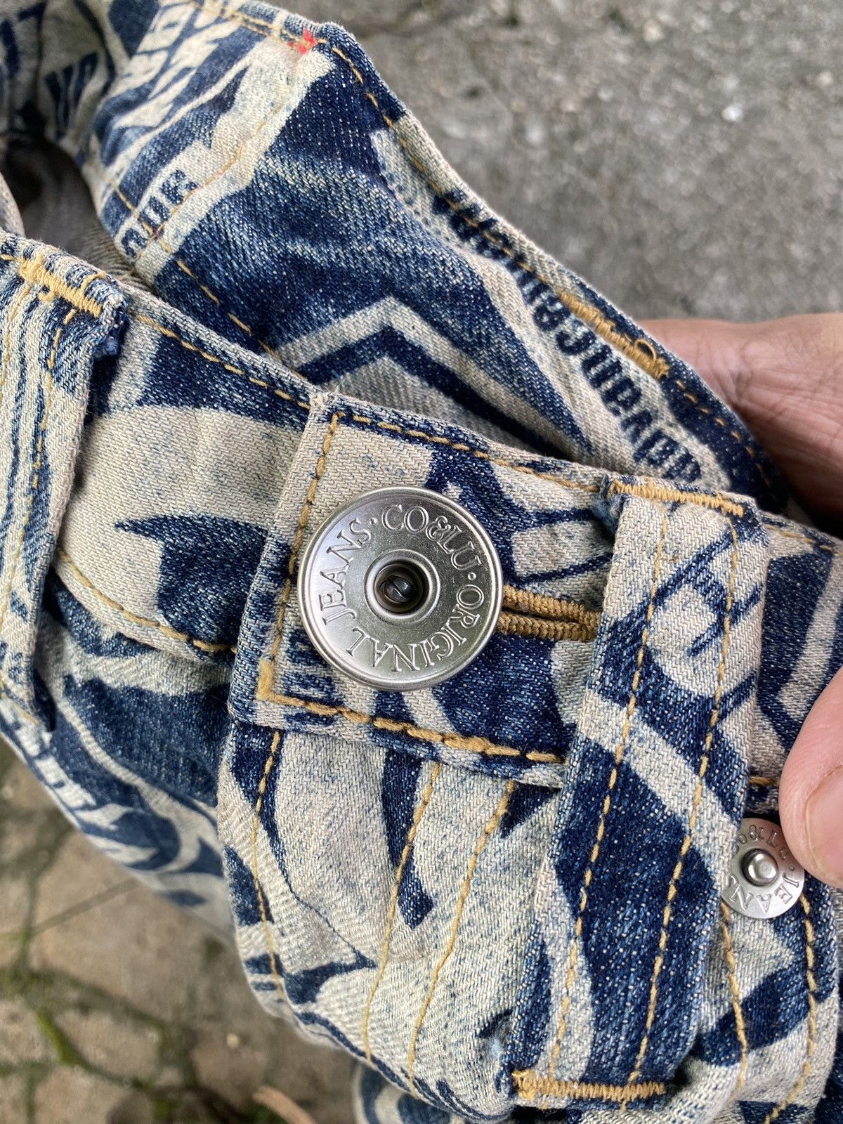 Japanese Brand 🔥 Rare 🔥 Vintage Japanese Brand Co&Lu Overprint Size US 30 / EU 46 - 10 Thumbnail