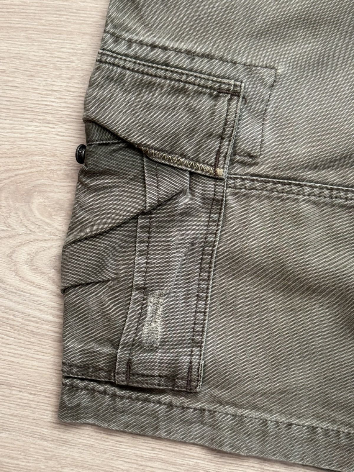 Freeman T. Porter Vintage 00’s Freeman T. Porter Military Baggy Cargo Shorts Size US 36 / EU 52 - 3 Thumbnail